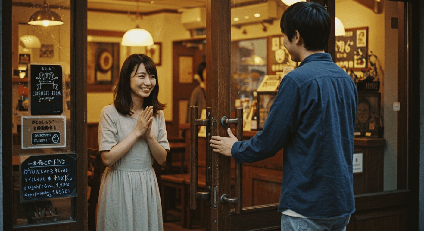 なにかしてもらったら「すみません」ではなく、「ありがとう」
